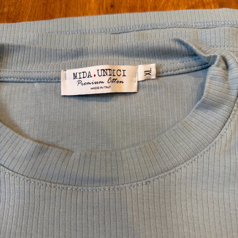 Light Blue Men's Shirt - Picture 3 of 3